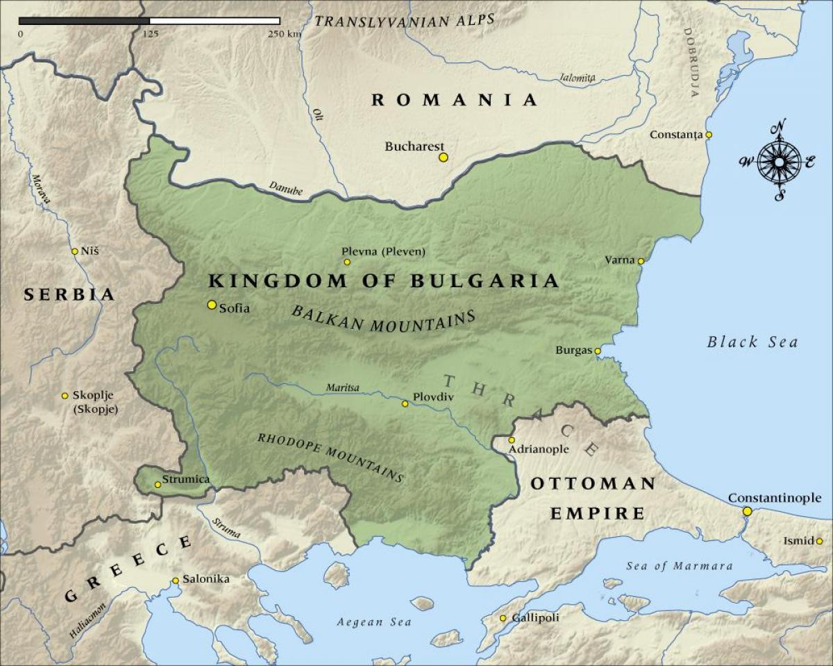 harta veche bulgară