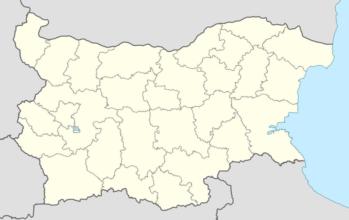 harta Bulgaria harta vector