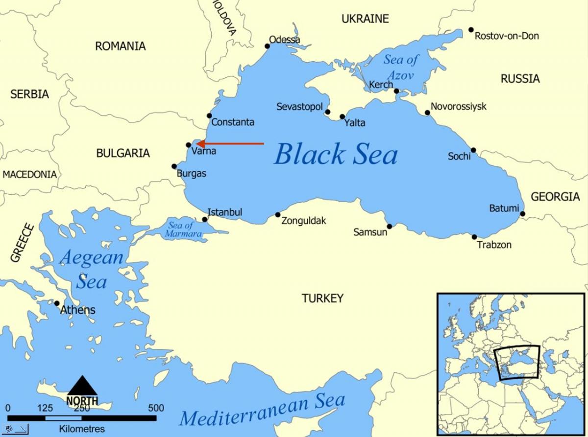 Bulgaria varna hartă