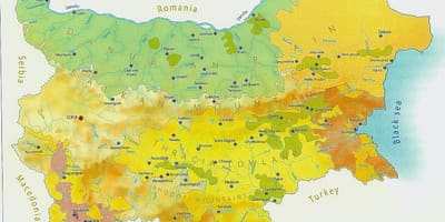 Harta de Bulgaria clima