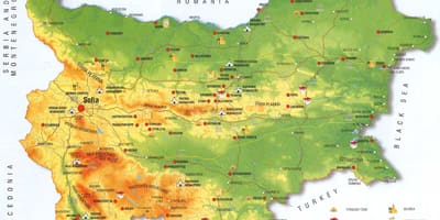 Bulgară hartă