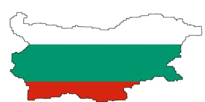 Bulgaria harta flag