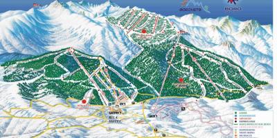 Bulgaria ski hartă