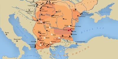 Harta imperiu bulgar